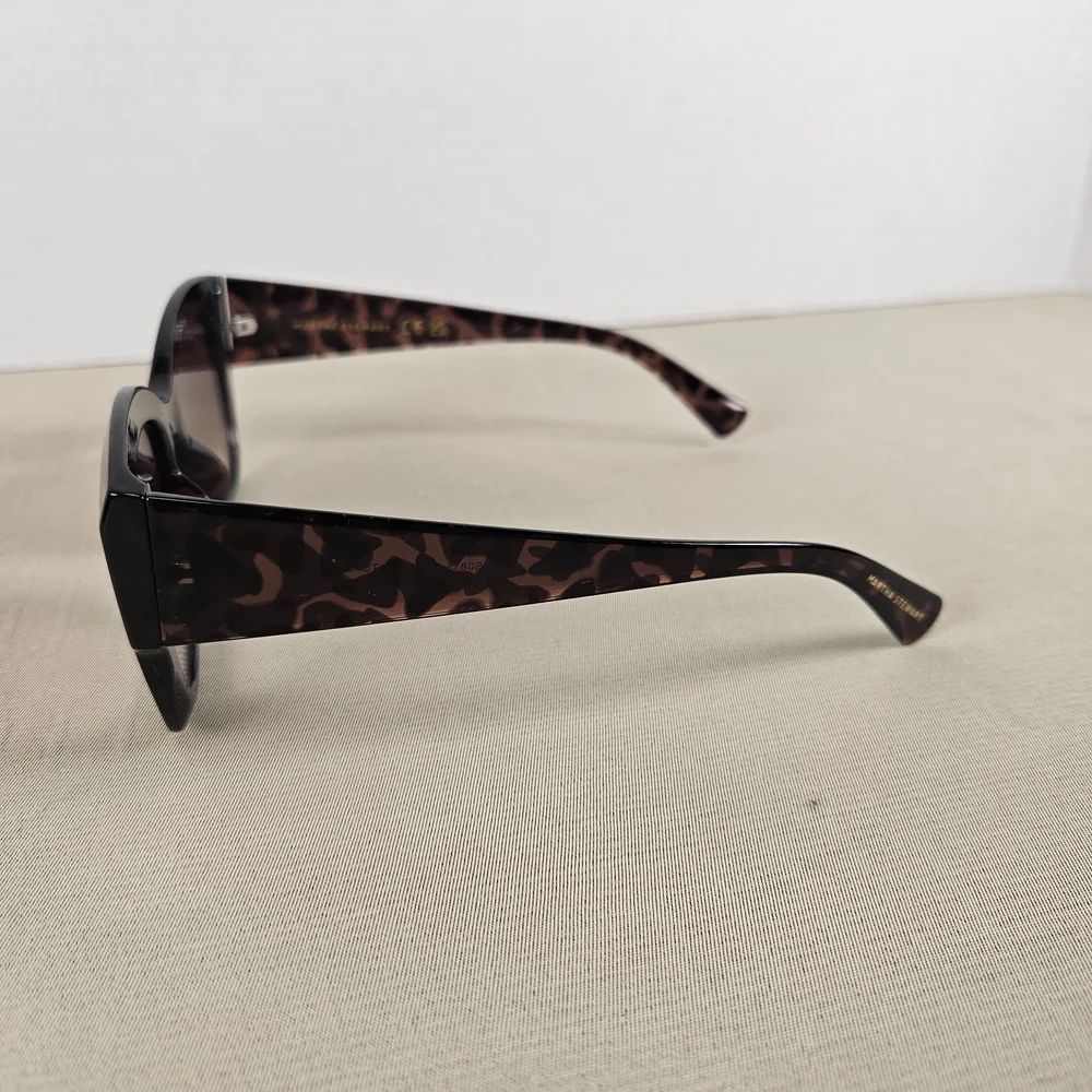 Martha Stewart Tortoiseshell Cat Eye Sunglasses with Brown Gradient Lenses